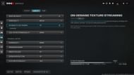 Turning off On-Demand Texture Streaming in Modern Warfare 3 (Image via Activision)